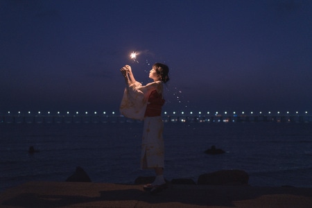 人像-日落-深圳市-深圳约拍-人像写真 图片素材