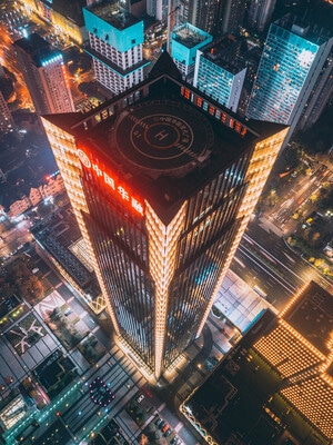 航拍-旅游-夜景-高楼-城市探索 图片素材