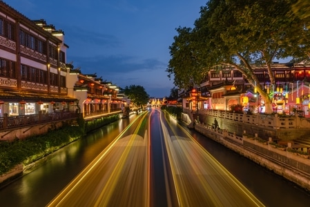 江南-城市-旅行-风光-夜景 图片素材