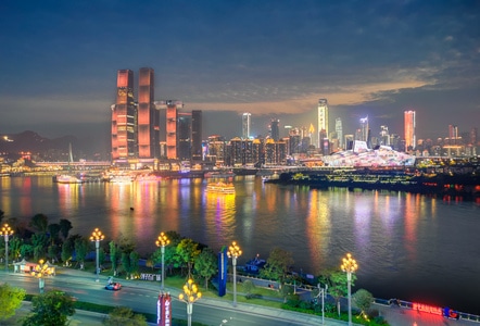 风光-旅行-城市-夜景-重庆 图片素材