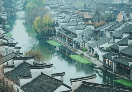 风光-城市-江南-旅行-古镇 图片素材