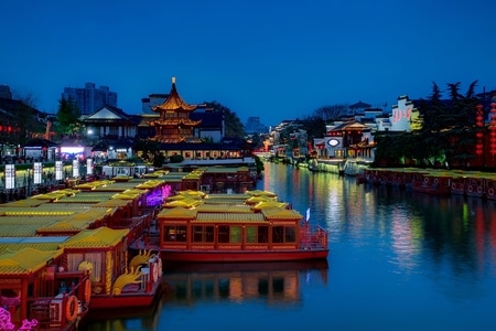 旅行-风光-城市-夜景-南京 图片素材
