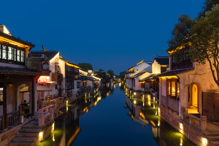 夜景-风光-旅行-城市-江南 图片素材