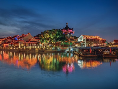 城市-苏州-旅行-风光-夜景 图片素材