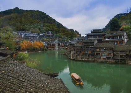 风光-旅行-古镇-凤凰古城-湘西 图片素材