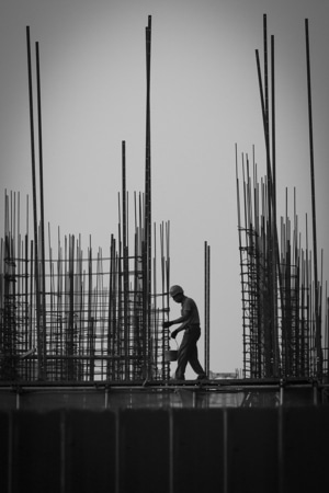动作-人物-建筑工人-工地-男性 图片素材