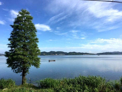 初春-四月-风景-自然-湖 图片素材