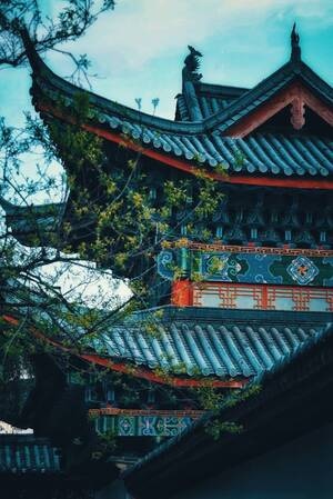 中国风-尘世烟火-建筑-古建筑-角楼 图片素材