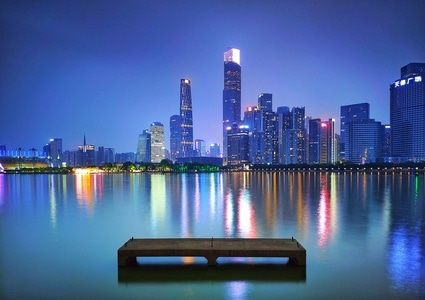 我和我的祖国手机摄影大赛-高楼大厦-夜景-城市-建筑 图片素材