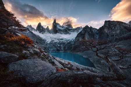 山-湖-自然-风景-风光 图片素材