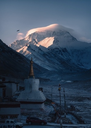 珠峰-西藏-绒布寺-风景-风光 图片素材