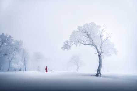 雾凇-冰雪-风景-雪景-雪地 图片素材