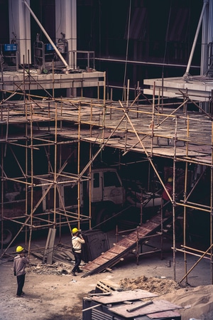 城市-建筑-工人-建设-辛苦 图片素材