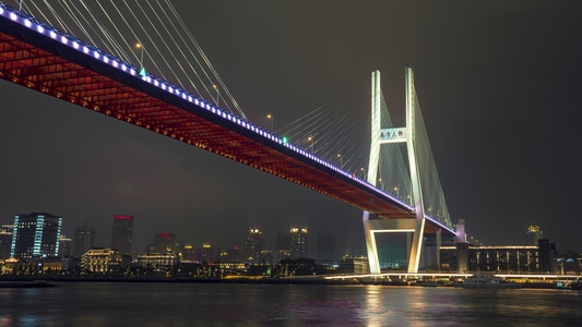 上海-你好2020-魔都-街拍-大桥 图片素材