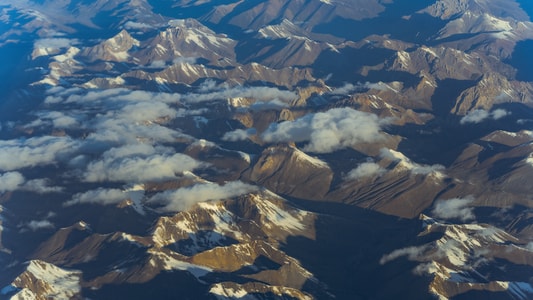 你好2020-高原-雪山-雪-神山 图片素材