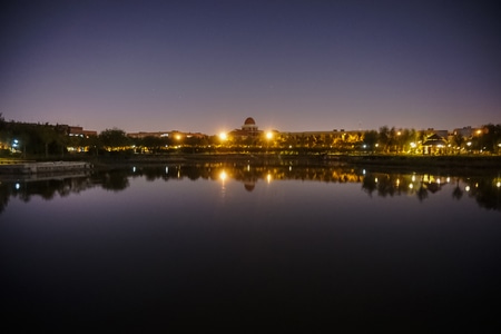 南开大学-南开大学一百周年-建筑-夜景-校园 图片素材
