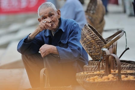 杭州-人文-男性-男人-老人 图片素材