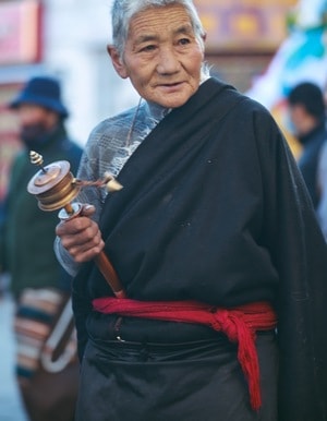 布达拉宫-大昭寺-西藏-男性-男人 图片素材