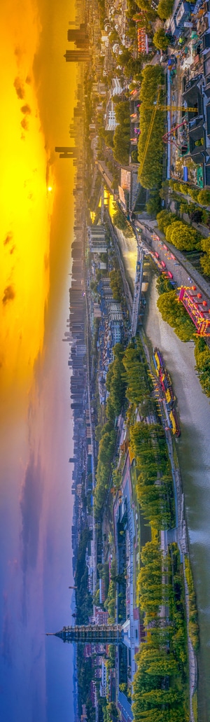 夕阳-夜色-风景-晚霞-霞光 图片素材