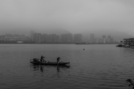 旅行-风光-三峡-黑白-风景 图片素材