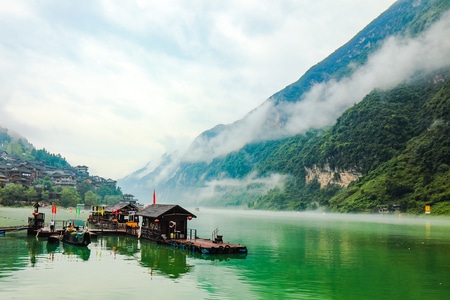 绿色地球-风光-旅行-古镇-重庆 图片素材