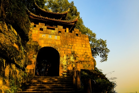 旅行-风光-古镇-护国门-古建筑 图片素材