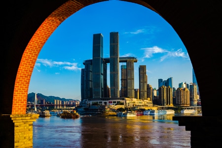 朝天门-来福士-旅行-桥都-雾都 图片素材
