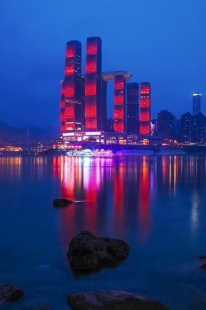 夜色-桥都-雾都-山城-旅行 图片素材