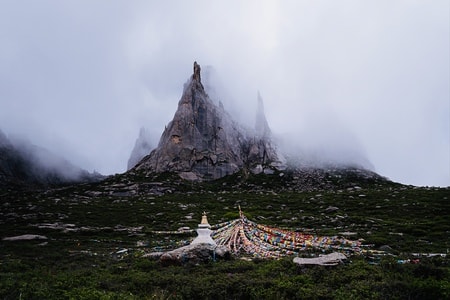 风光-自然-甘肃-莲宝叶则-风景 图片素材