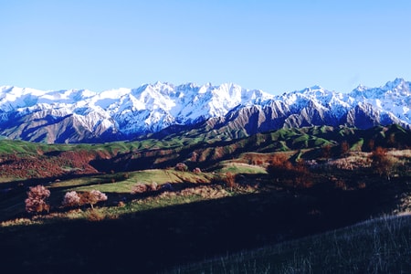 风光-自然-新疆-福寿山-雪山 图片素材