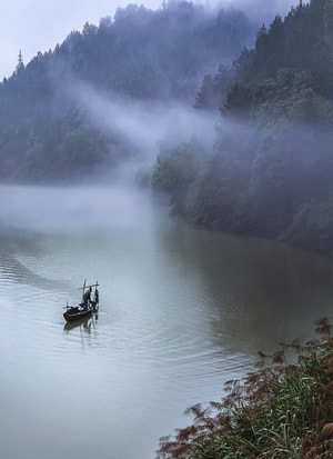 瓯江风光-丽水风光-风景-风光-自然 图片素材