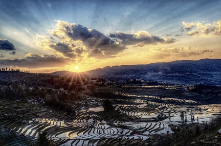 风光-旅行-自然-日出-风景 图片素材