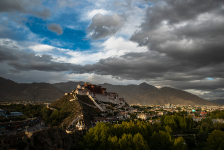 旅行-旅拍-风光-西藏-布达拉宫 图片素材