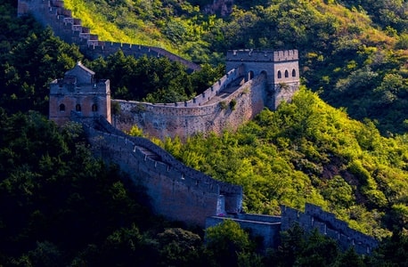 长城-光影-古建筑-雄伟-长城 图片素材