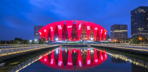 建筑-体育-城市-建筑-夜景 图片素材