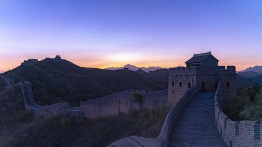 她说-秋色-旅游-长城-北京 图片素材