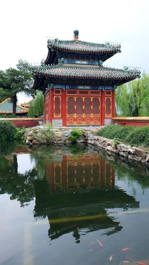亭-70周年摄影大赛-70周年风光-艺术风光-北海 图片素材