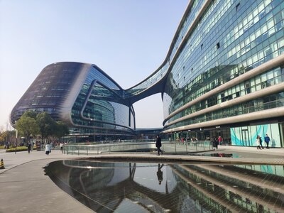 我的2019-抽象-蓝-上海-建筑 图片素材