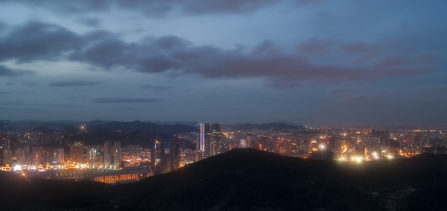 70周年风光-70周年摄影大赛-夜景-大连-城市 图片素材