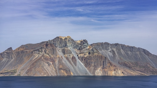 火山石-长白山-国庆一日-看你的城市-秋日物语 图片素材
