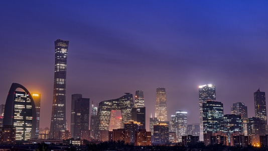 北京-cbd-爬楼-城市-风光 图片素材