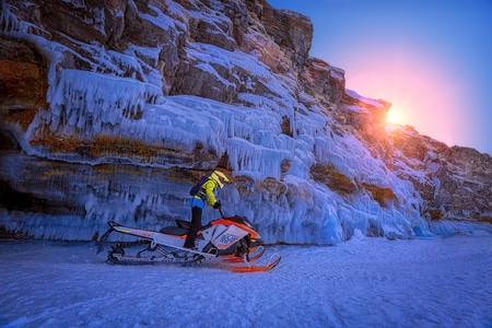 雪世界-日出-旅行-风光-冰雪 图片素材