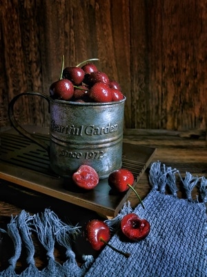 静物-味道-水果-水果-樱桃 图片素材