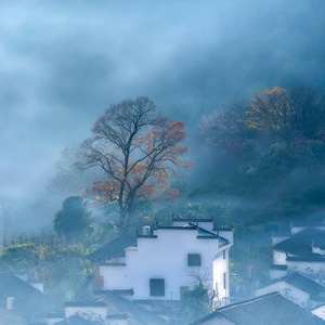 旅行-皖南-色彩-光影-风景 图片素材