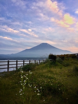旅拍-看世界-日本-山中湖-富士山 图片素材