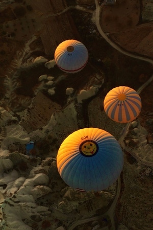 土耳其-旅行-色彩-光影-气球 图片素材