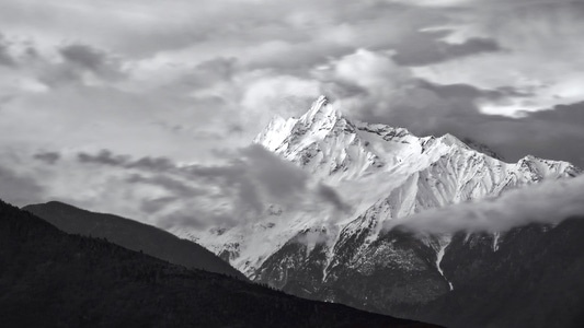 你好2020-旅行-西藏-自然-雪山 图片素材