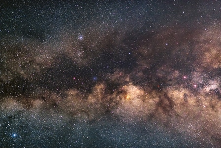 银拱-星空-银河-银河-星空 图片素材