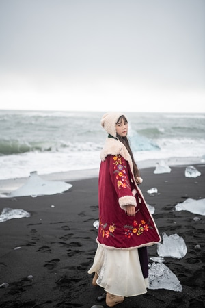 环境人像-旅行摄影-冰岛旅行-冰火作品-冰岛 图片素材