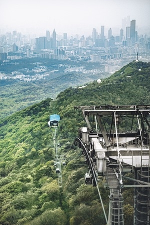 紫金山-城市-风光-城市风光-城市 图片素材